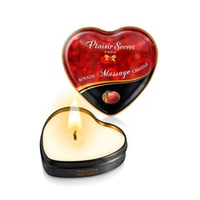 Массажная свеча с ароматом персика Plaisir Secret Bougie Massage Candle 35мл