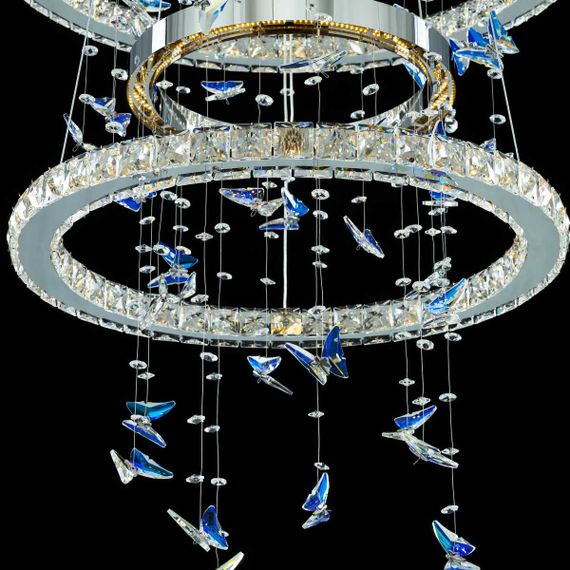 Люстра хрустальная с пультом Citilux ETERA CL322090