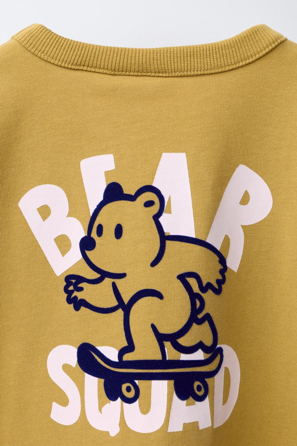 ZARA ЛОНГСЛИВ С РЕЛЬЕФНЫМ ПРИНТОМ ЖИВОТНЫХ, ОХРА