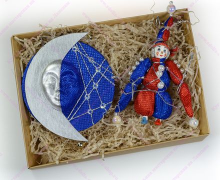 Набор ёлочных игрушек Новогодний №4