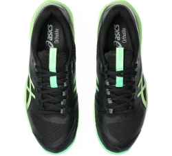 Теннисные кроссовки Asics Solution Speed FF 4 Clay - black/illuminate green