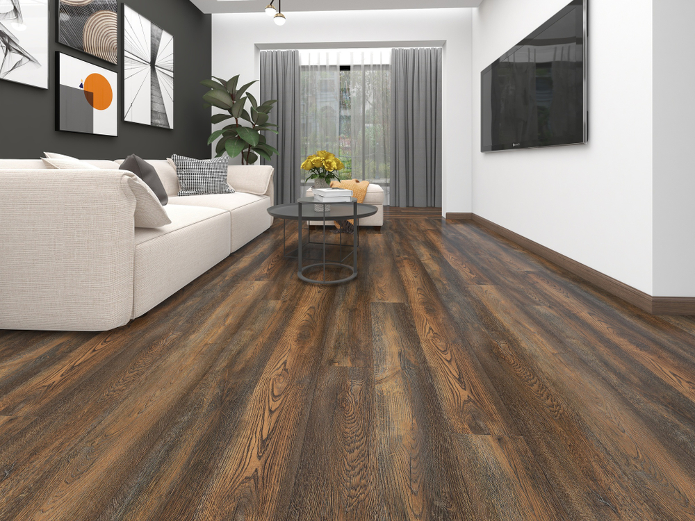 SPC плитка Floorwood Дуб Харви 43 класс толщина 5 мм 1.7568 м²