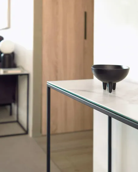 Консоль Rewena 110x75 см, белая керамика Kalos Blanco