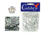Пайетки фигурные голографические-(цветы)-10гр-14мм-Colibry