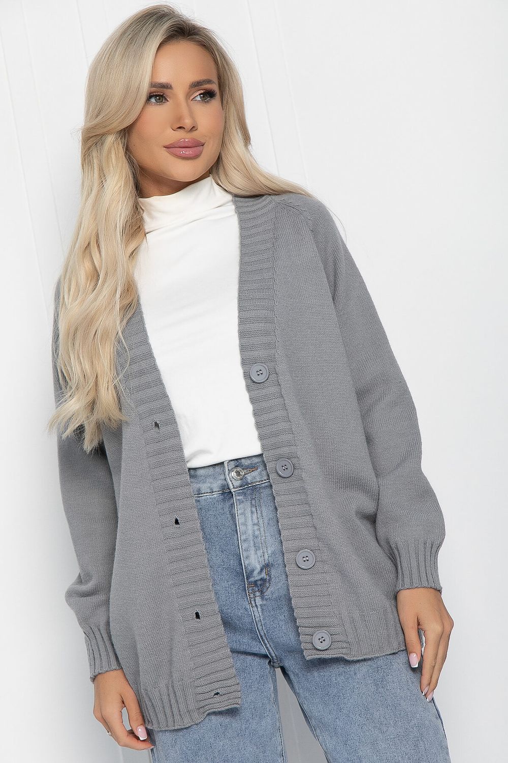 Кардиган Вилла (серый) Б11288 LT Collection