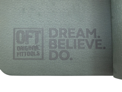 Коврик для йоги и фитнеса 185 х 80 см толщина 8 мм TPE темно-зеленый