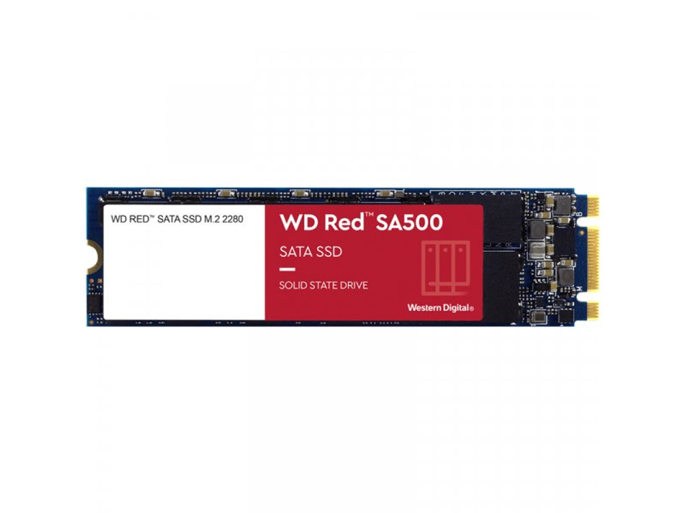 SSD накопитель Western Digital WD Red 500ГБ, M.2 2280, SATA III, [WDS500G1R0B]