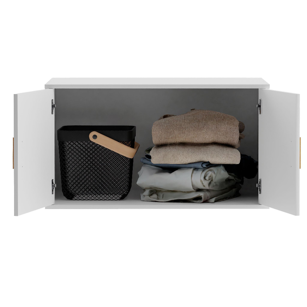 Dipriz Антресоль на шкаф Моби, 2 двери, 90х58х50 см, с ручками из массива дуба