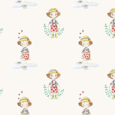 Девочка любит лето