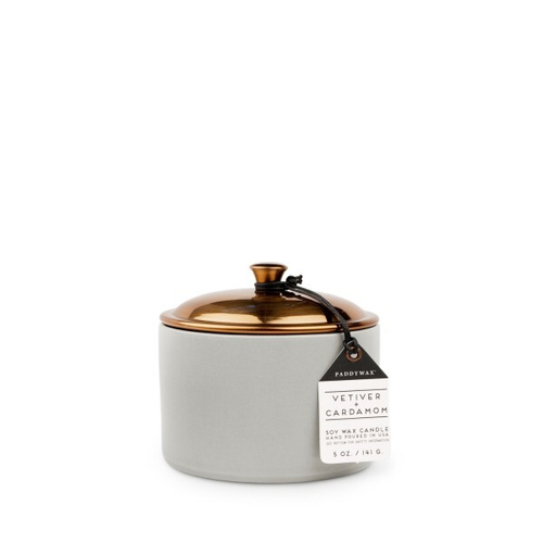 VETIVER + CARDAMOM, свеча в керамической банке