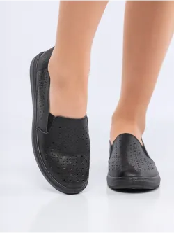 Мокасины летние с перфорацией