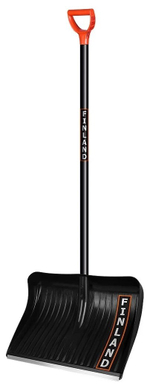 Лопата FINLAND 1023, деревянная ручка, пластиковая, морозоустойчивая, длина 149см