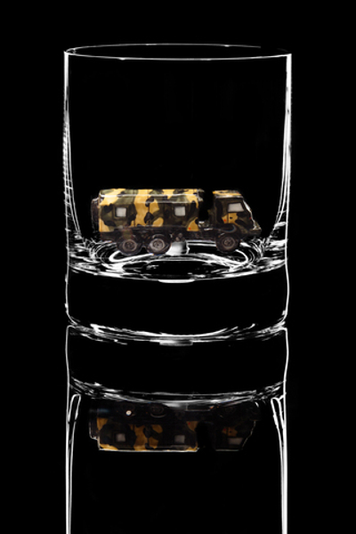 Бокал для виски. КАМАЗ. Военный.