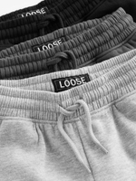 Джоггеры для мальчика Next N32-680, 3 шт., Черный, Серый, Темно-серый