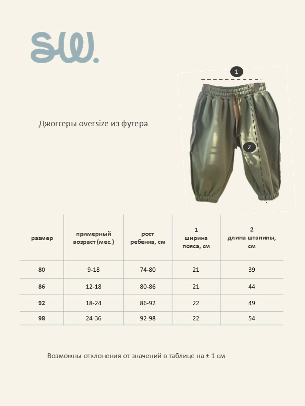 Джоггеры, Шоколад