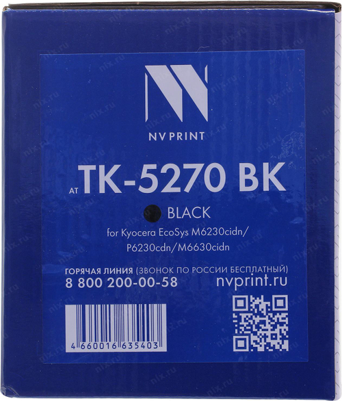 Картридж NV-Print TK-5270BK Black для Kyocera EcoSys M6230/6630