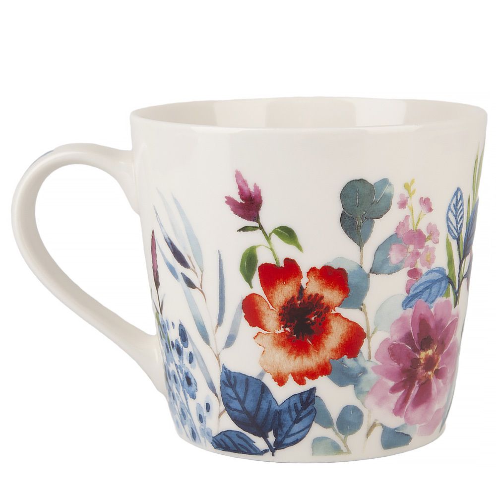 Кружка "Floristry" v=380 мл (min12) (транспортная упаковка)