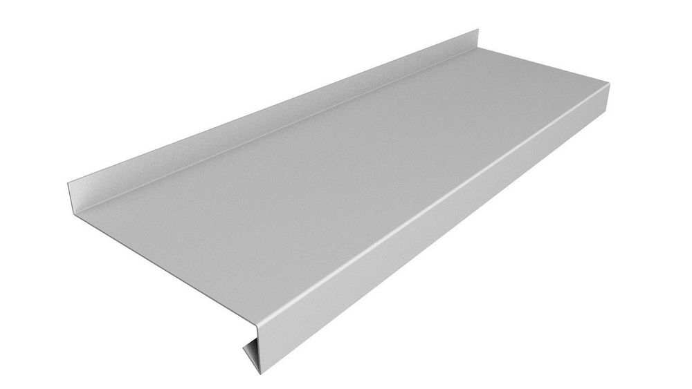 Отлив белый 400мм (цена за погон.м) Отлив белый 400мм (цена за погон.м)