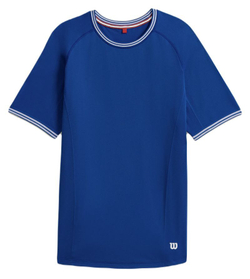 Мужская теннисная футболка Wilson Court Performance Crew T-Shirt - небесный