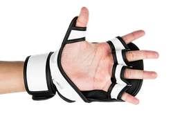 UFC Перчатки MMA для спарринга 8 унций белые S/M