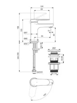 Смеситель для раковины CERAFINE O NUOVO BD964AA