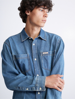 Джинсовая рубашка Calvin Klein Vintage Indigo - S