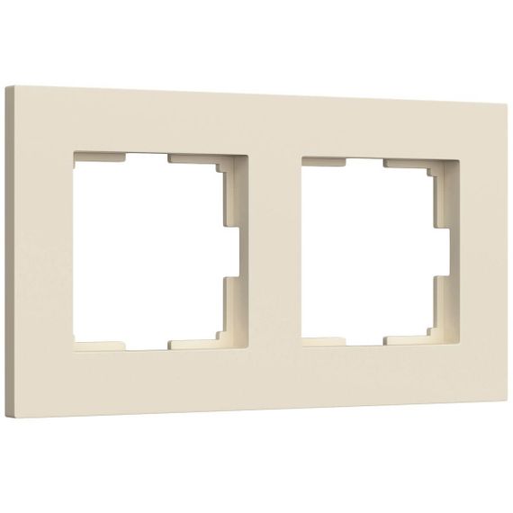 Рамка на 2 поста Werkel Slab айвори матовый W0022962 4690389193392