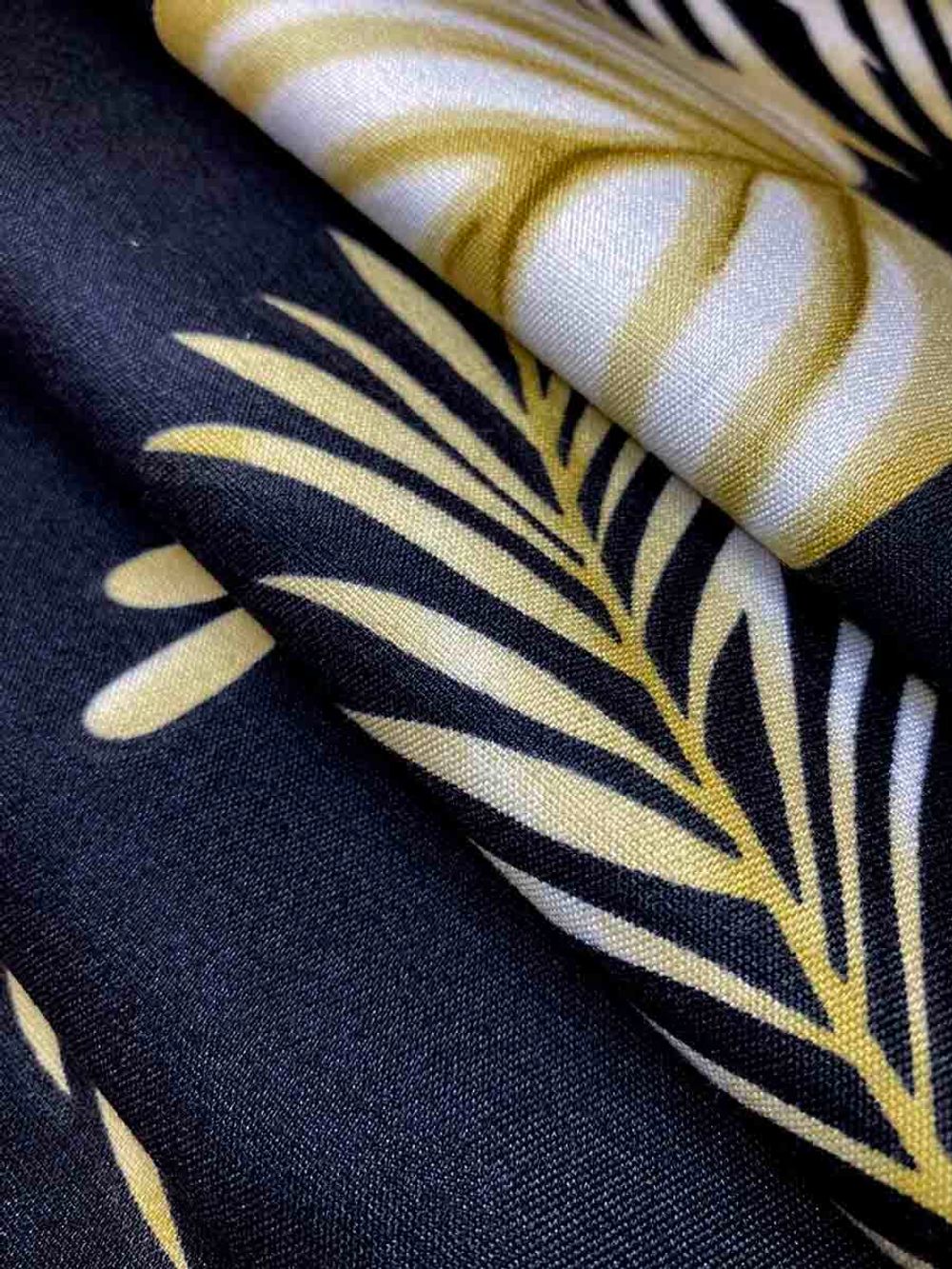 Простынь на резинке полисатин Simple House "Notturno" 90x200 см