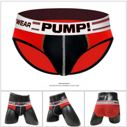 Мужские трусы брифы красные PUMP! MP222-8