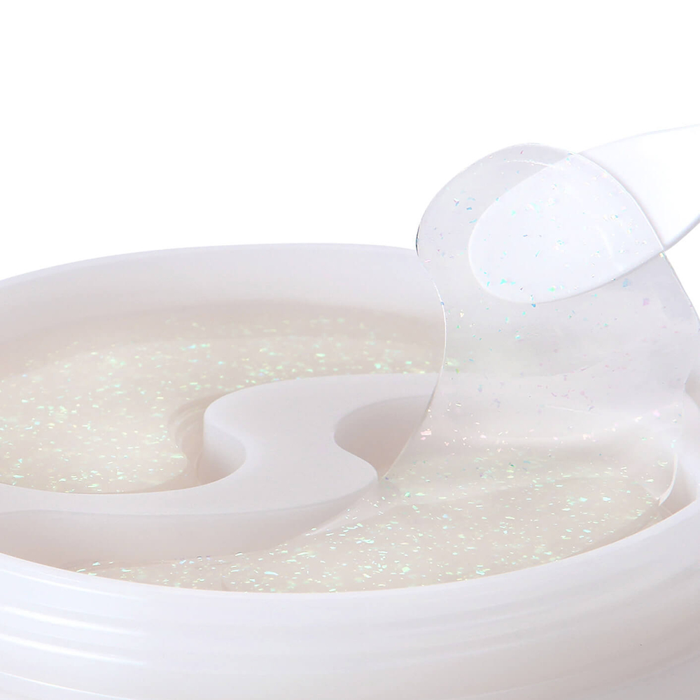 Охлаждающие патчи от морщин и отеков Petitfee Aura Quartz Hydrogel Eye Mask Pure Opal