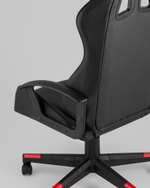 Кресло спортивное TopChairs Warden черно-красный