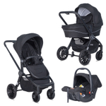 Коляска модульная 3в1 Baby shell (BBS-17 Black/Черный)