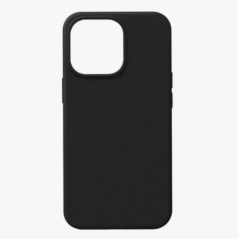 Силиконовый чехол для iPhone 13 Pro, черный