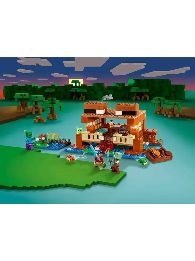 Конструктор Minecraft 21256 The Frog House Дом лягушки