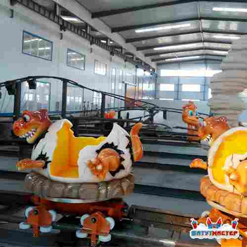 Большая катальная горка «Полет Дино», 6 кабин 12 мест, 22×18×3,5 м