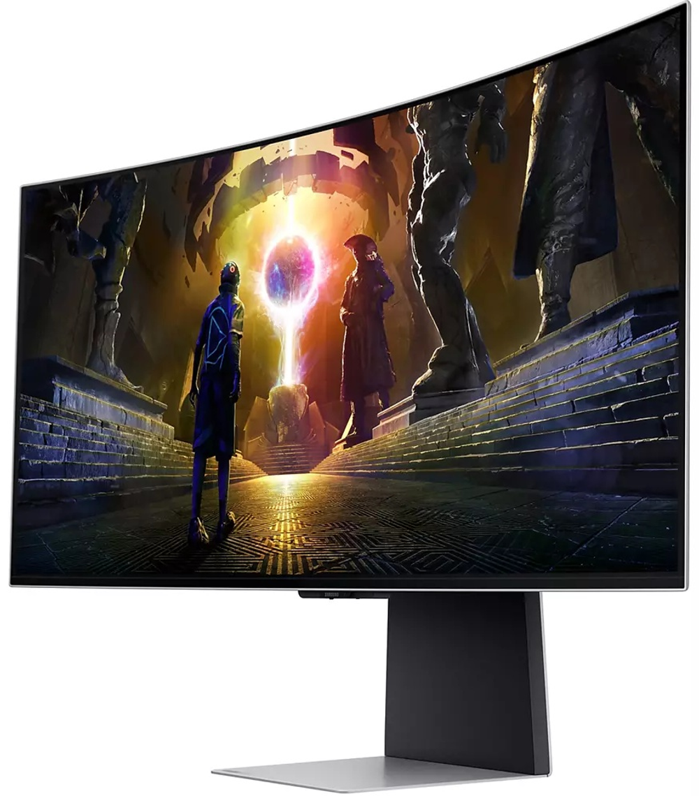 Монитор 34" Samsung LS34DG852SIXCI серебристый