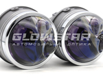 Светодиодные ПТФ Sariti N5 Blue Lens, 3.0 дюйма, 12V, 45/786W, 6000K, универсальное крепление (комплект, 2шт)