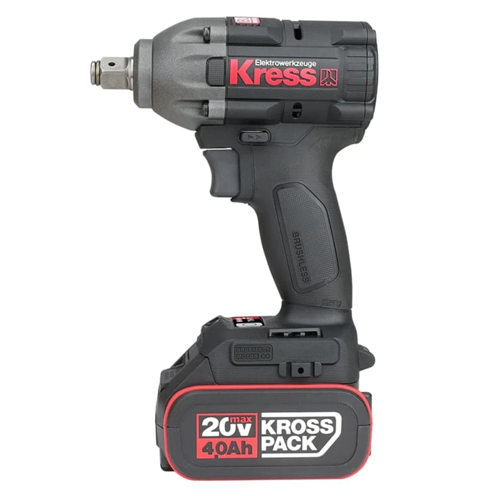 Kress KU270.1 гайковерт аккумуляторный (2 x 4 Ач, ЗУ)