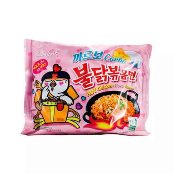 Лапша "Hot Chicken Ramen flavor" со вкусом карбонара 130гр, Южная Корея