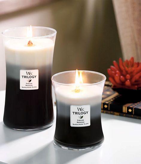 Летний лес, ароматическая свеча трилогия, WoodWick