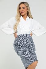 Юбка Лаура (сине-белая) Ю12871-8М LT Collection
