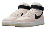 Nike Air Force 1 07 lx leather-wrapped non-slip wear-resistant lightweight high-top sneakers men's cream beige