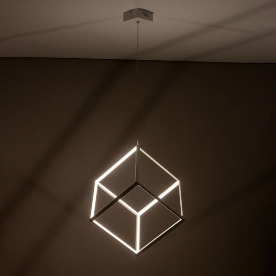 CL719300 Куб Белый Св-к Подвес, LED 40W*4000K