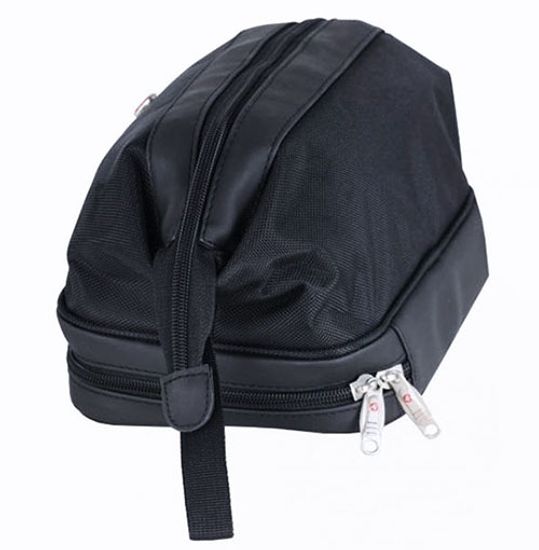 Несессер SWISSGEAR, чёрный, полиэстер, ПВХ, 1680D, 31х17х16 см