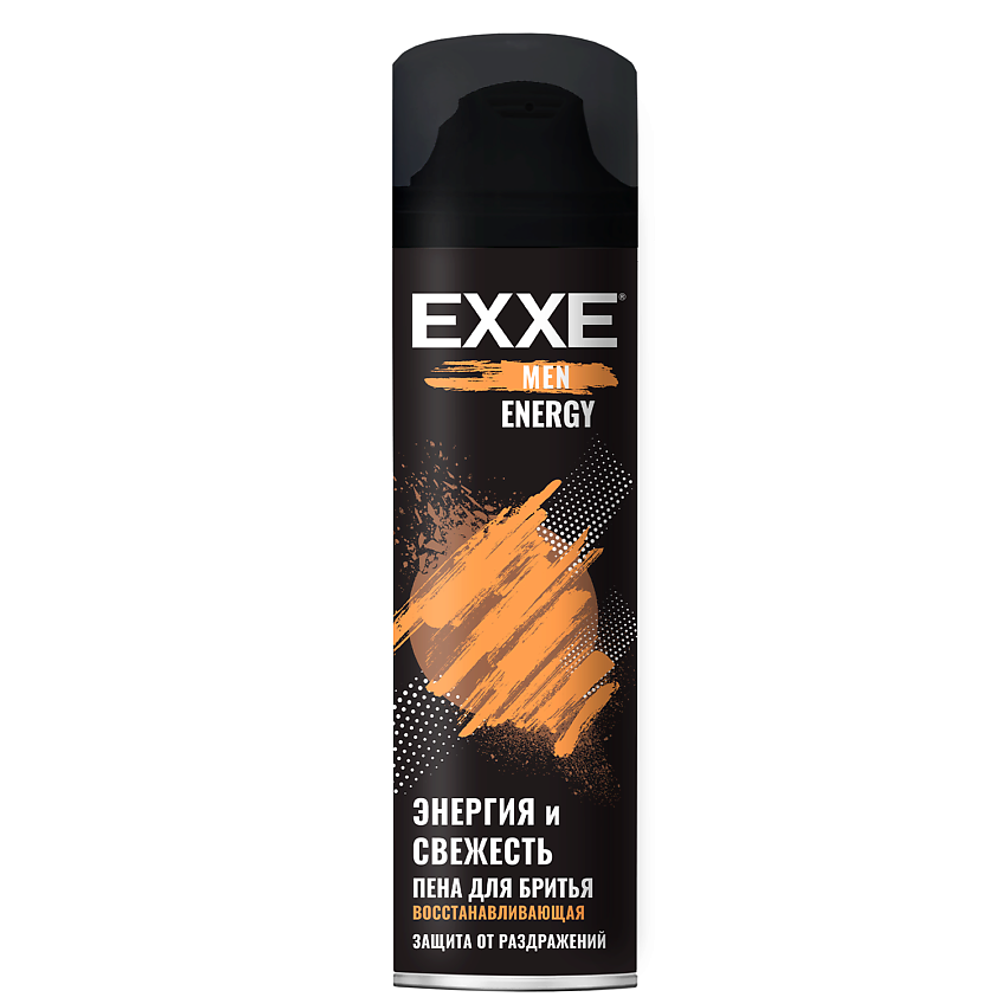 EXXE Men Пена для бритья Energy, восстанавливающая, 200 мл