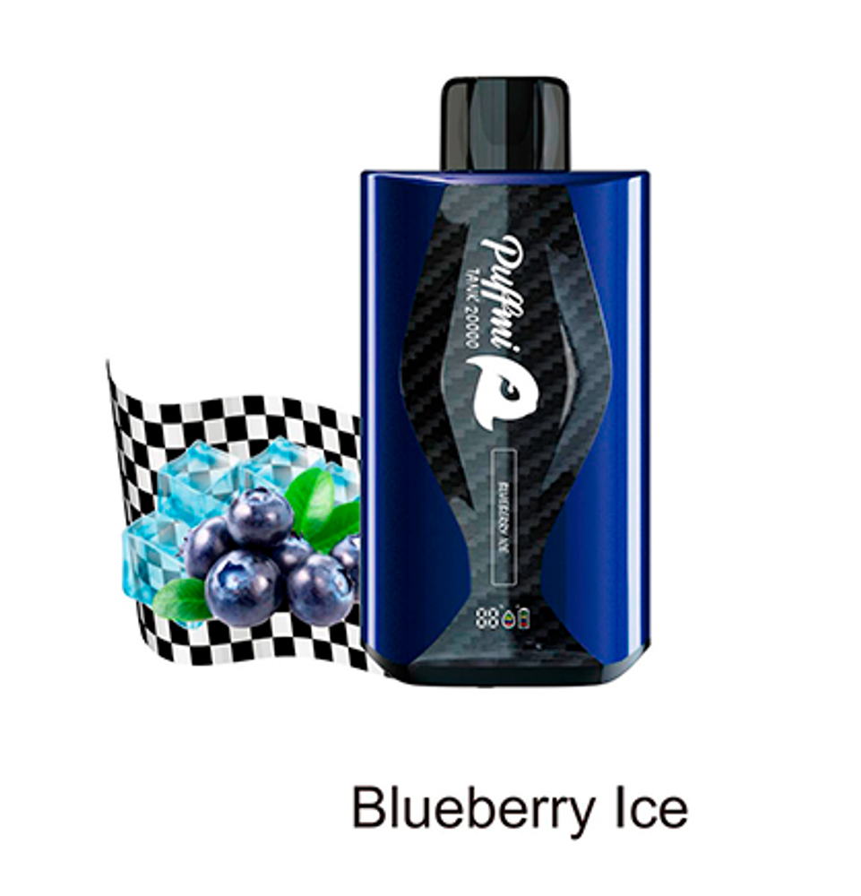 Puffmi 20000 Blueberry ice Черника-лёд купить в Москве с доставкой по России
