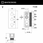 Смеситель для душа WhiteCross Y Y1238GM оружейная сталь