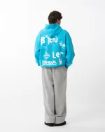 Худи Bruler d'Amour Investigation Azure Blue синий