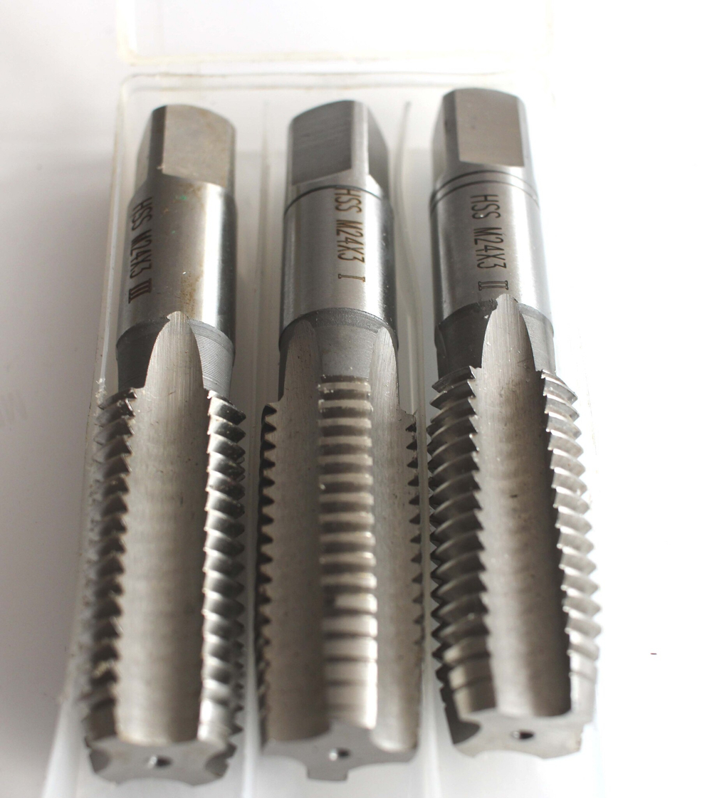 Метчик компл. DIN-352/3 М24 HSS