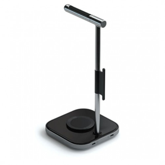 Подставка для наушников с беспроводной зарядкой Satechi 2-in-1 Headphone Stand with Wireless Charger (ST-UCHSMCM)